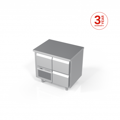 Kühltisch mit 3 Schubladen, –5 ... +8 °C
